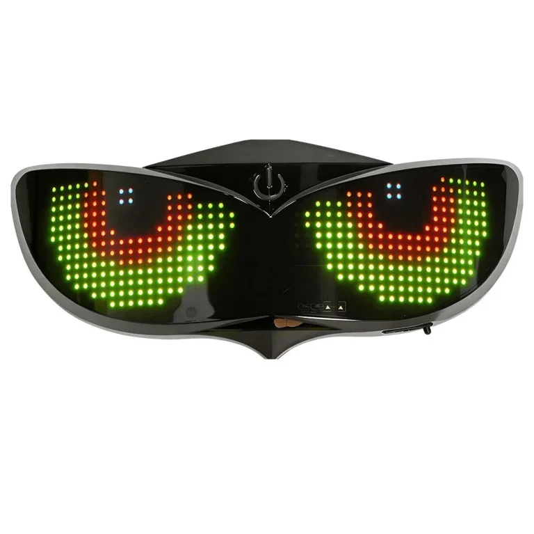 Ausom B3-2 LED Pixel Helmet Display — manufacturer photograph; Manufacturer SKU 1299432