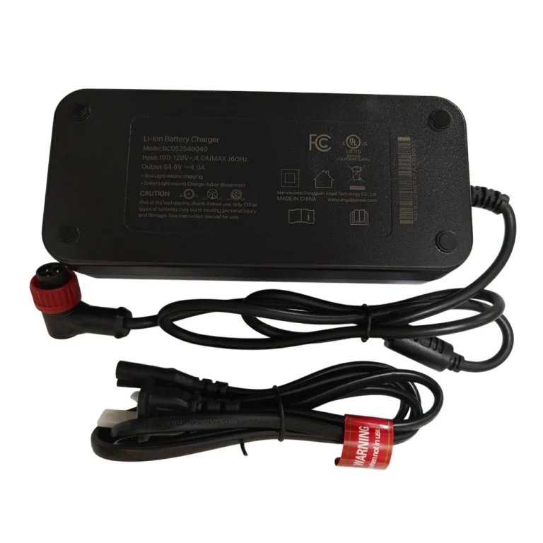 Ausom 54.6V 4A Fast Charger for Electric Scooter — L1 / L2 / L2 Max Series — manufacturer photograph; Manufacturer SKU 1299483