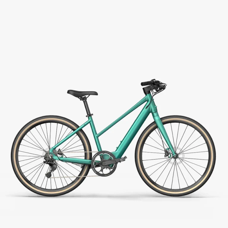 Fiido E-Gravel C22 Electric Bike — Green — manufacturer photograph; Manufacturer SKU C22-47G-US