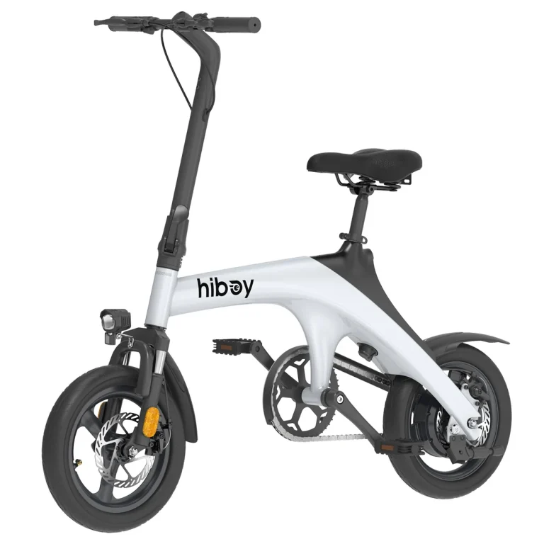 Hiboy C1 Folding Electric Bike — White — manufacturer photograph; Manufacturer SKU C1white-84797040