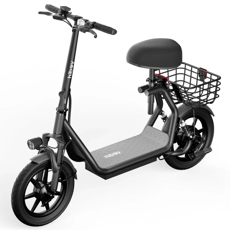Hiboy U2 Electric Scooter with Seat — Black — manufacturer photograph; Manufacturer SKU U2-BK-860012708581