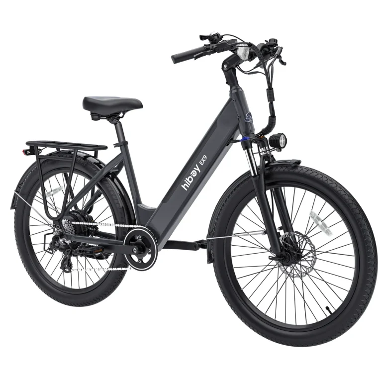 Hiboy EX9 Urban Commuter Electric Bike — Gray — manufacturer photograph; Manufacturer SKU EX9-gray-20020003