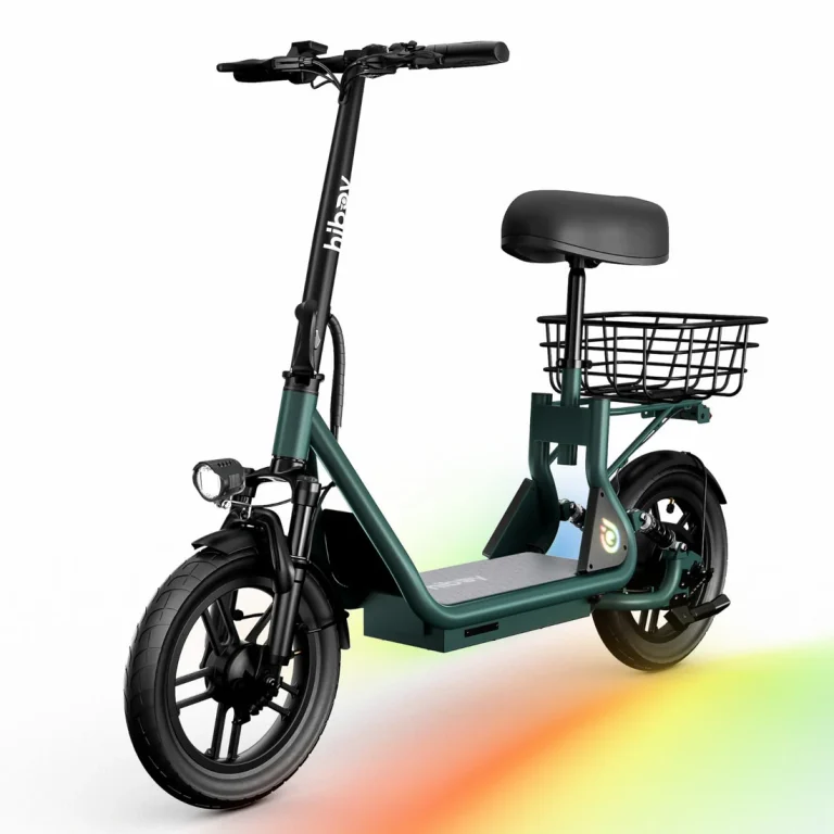 Hiboy Q2 Electric Seat Scooter for Adults — Green — manufacturer photograph; Manufacturer SKU Q2-GN-10180002