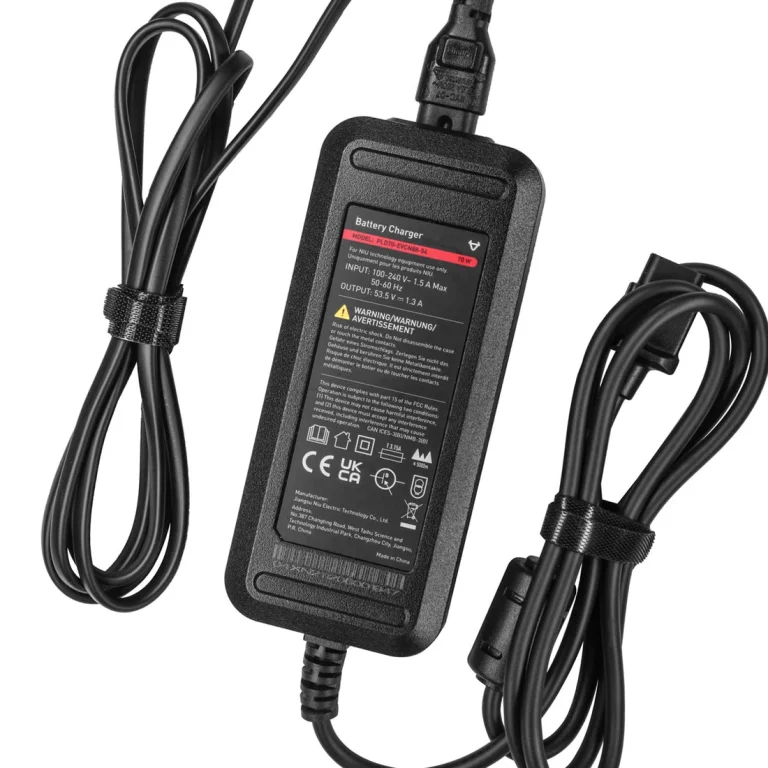 NIU KQi2 Pro KQi 200 Charger — manufacturer photograph; Manufacturer SKU H0102006