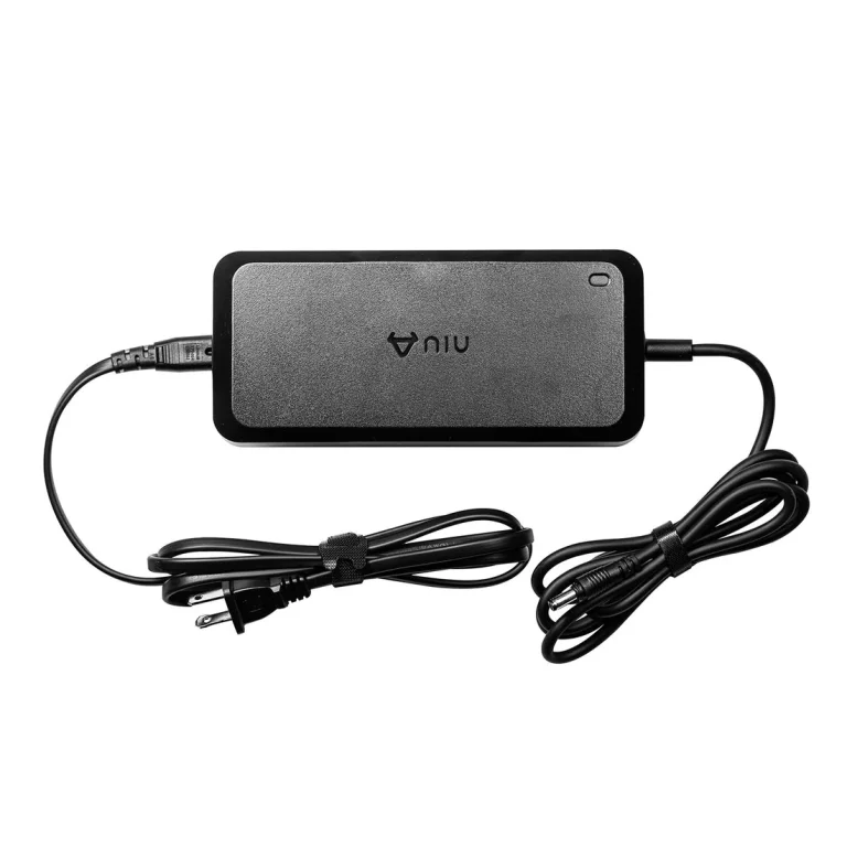 NIU Charger Power Adapter for BQi-C3 Pro — manufacturer photograph; Manufacturer SKU E0102003