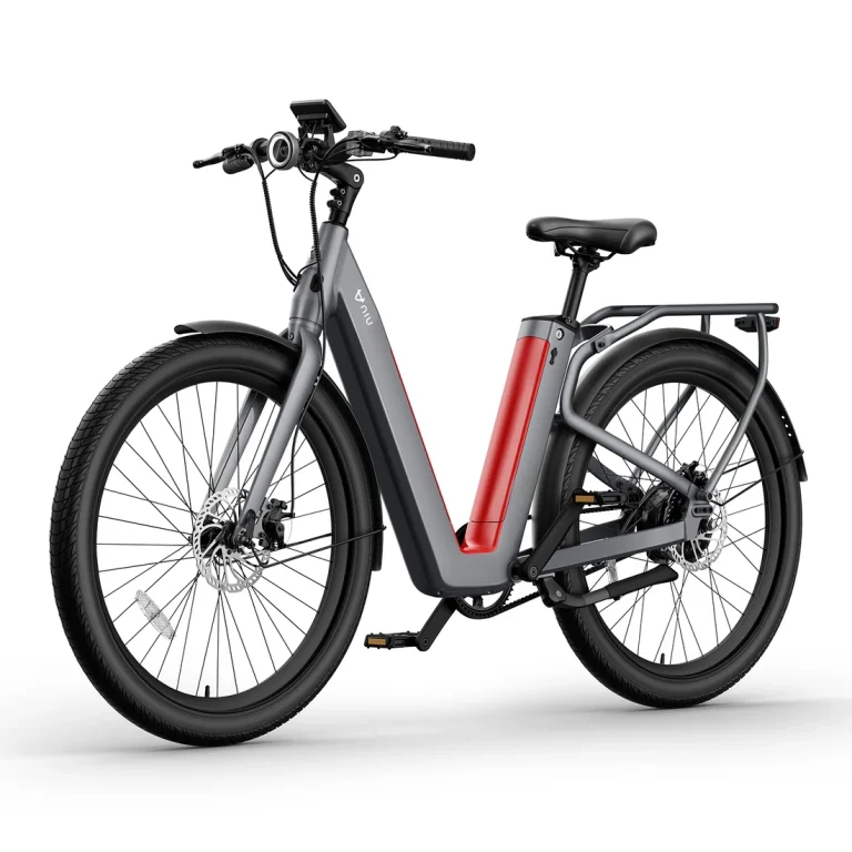 NIU BQi-C3 Pro Ebike Speed 20mph | Range 90 miles — Glossy Gray — manufacturer photograph; Manufacturer SKU EBSL37S119