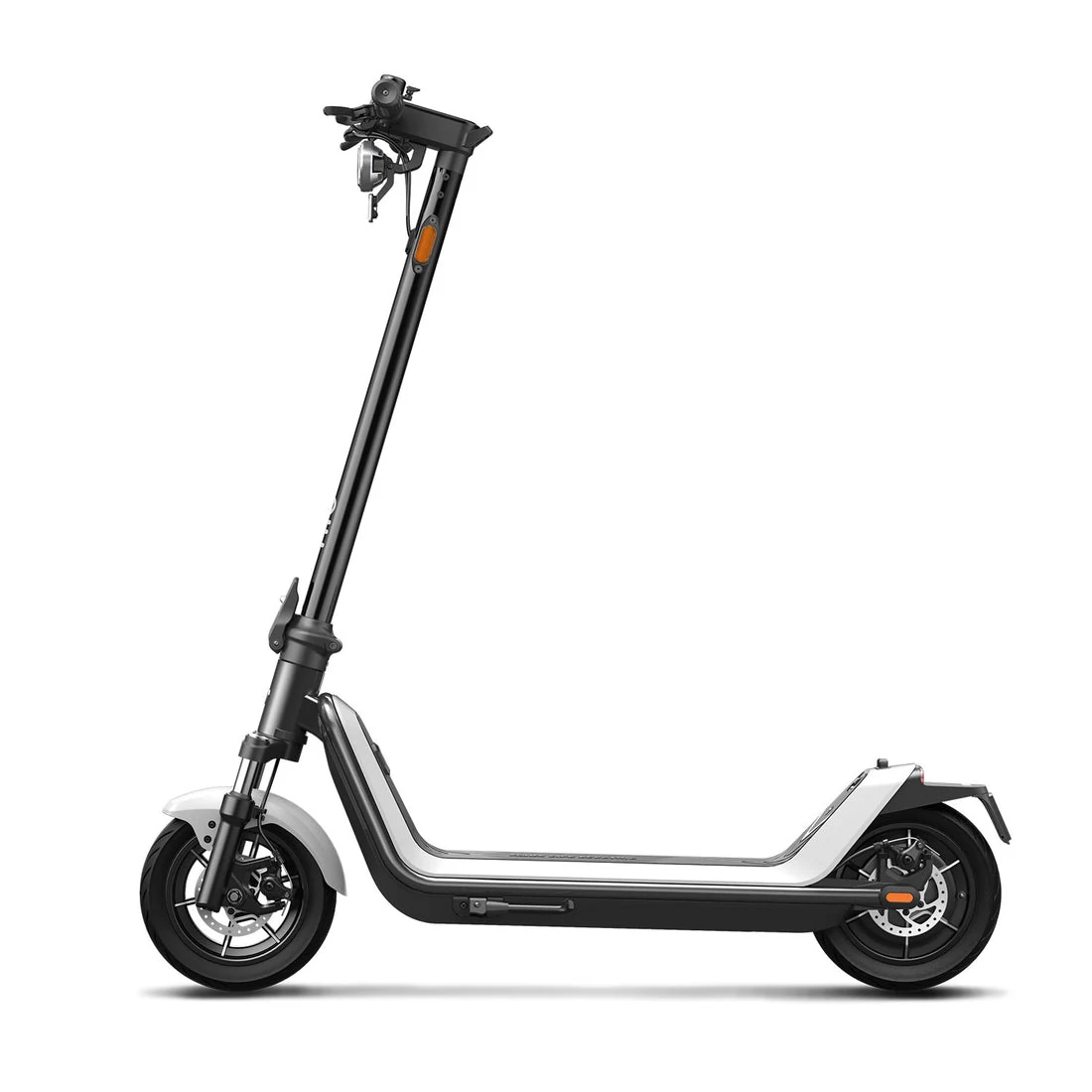 NIU KQi 300P All-Terrain Suspension Electric Scooter 20mph | Range 30 miles — White — manufacturer photograph; Manufacturer SKU KSP311W1A11