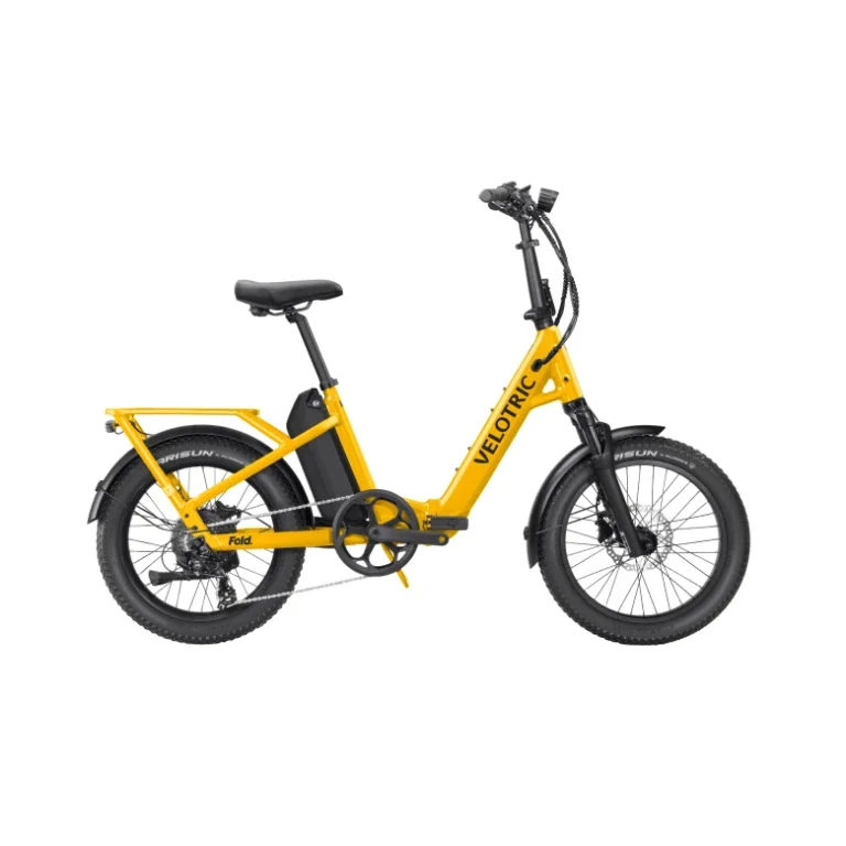 Velotric Fold 1 Plus Ebike — Mango — manufacturer photograph; Manufacturer SKU VF030004B