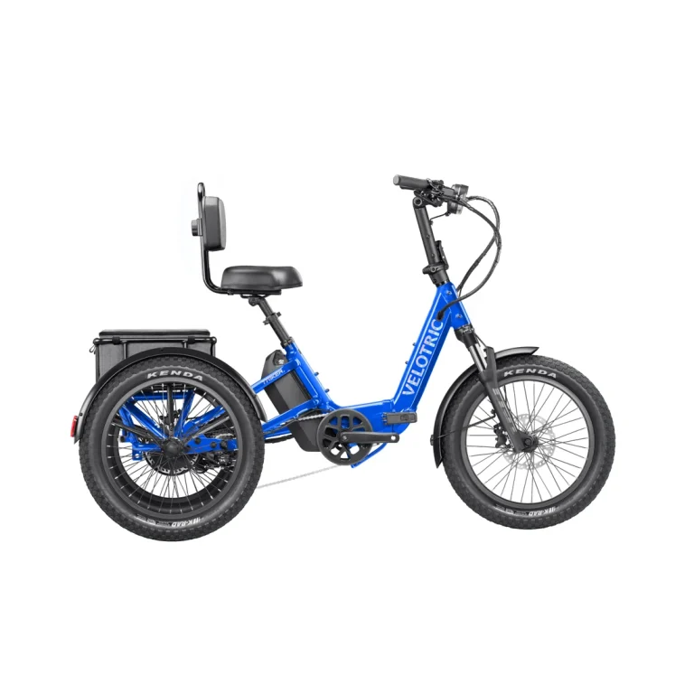 Velotric Triker Electric Tricycle — Electric Blue — manufacturer photograph; Manufacturer SKU VTK10003C