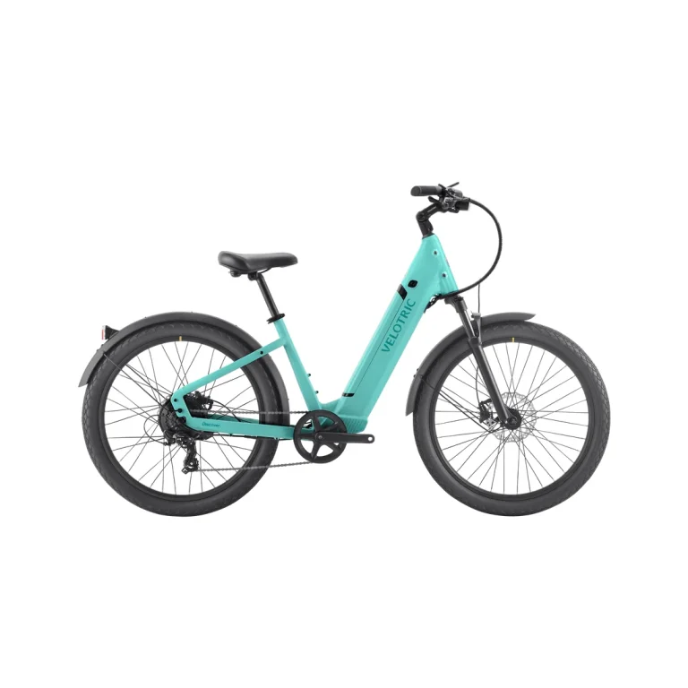 Velotric Discover 1 Plus Ebike — Cyan — manufacturer photograph; Manufacturer SKU VD010004H