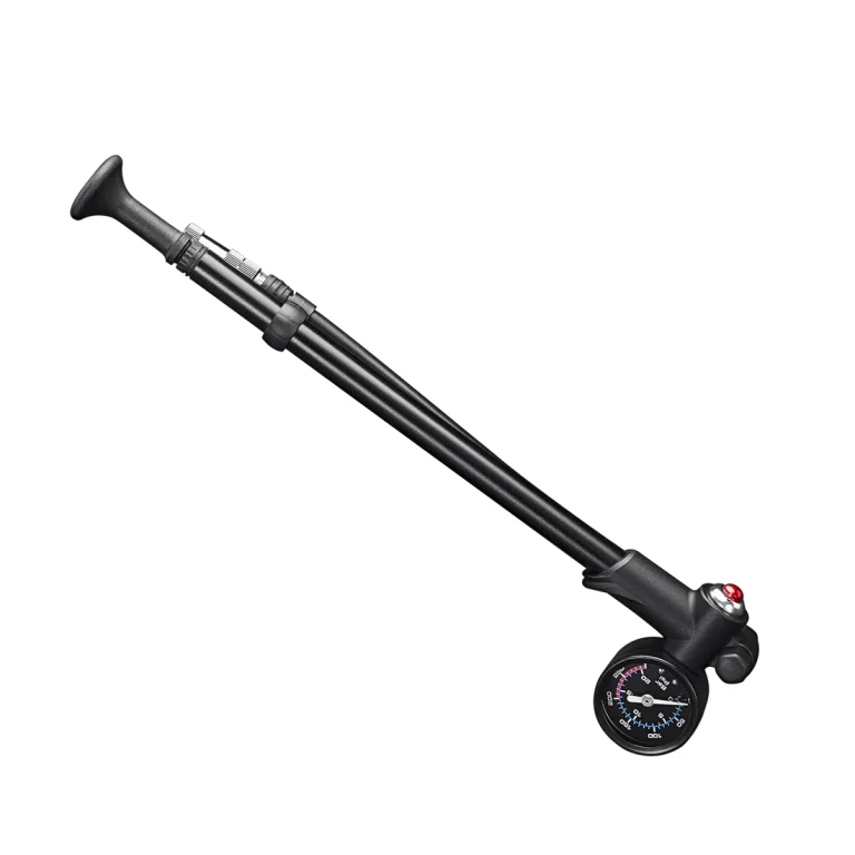 Velotric Front Fork Air Pump — manufacturer photograph; Manufacturer SKU SDM10814A