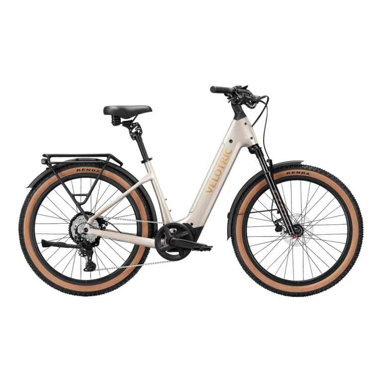 Velotric Discover M Ebike — Large / Platinum Silver — manufacturer photograph; Manufacturer SKU VDM10004A