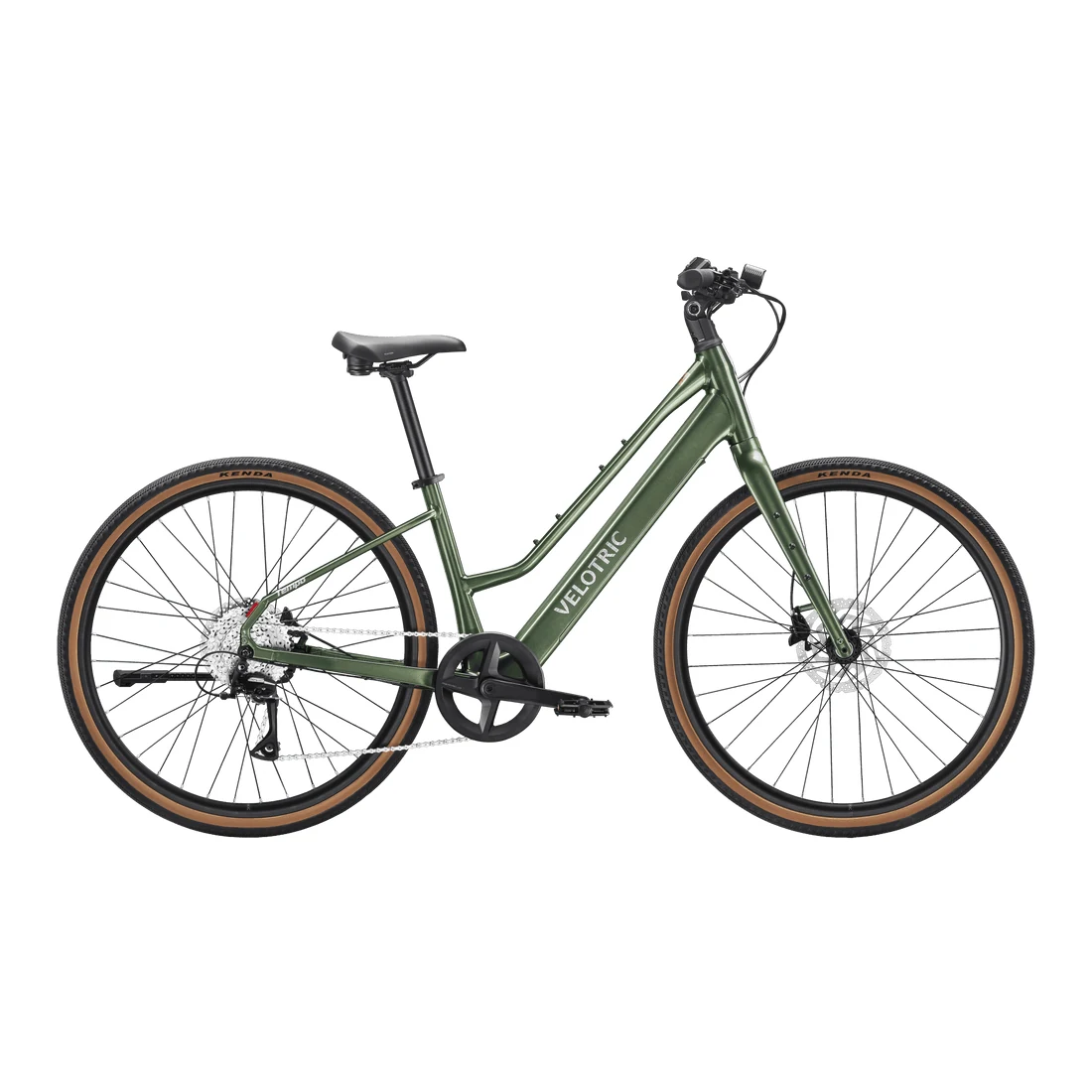 Velotric Tempo Ebike — Mid-Step / Large / Forest Evergreen — manufacturer photograph; Manufacturer SKU VT200004A